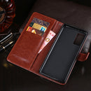 For vivo V21 5G idewei Crazy Horse Texture Horizontal Flip Leather Case with Holder & Card Slots & Wallet(Rose Red)