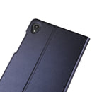For Lenovo Tab M8 8705/8505 Voltage Craft Texture TPU Horizontal Flip Protective Case with Holder(Dark Blue)