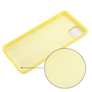 For Samsung Galaxy A22 5G Solid Color Liquid Silicone Dropproof Full Coverage Protective Case(Yellow)