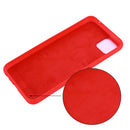 For Samsung Galaxy A22 5G Solid Color Liquid Silicone Dropproof Full Coverage Protective Case(Red)