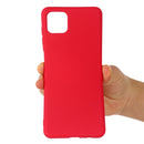 For Samsung Galaxy A22 5G Solid Color Liquid Silicone Dropproof Full Coverage Protective Case(Red)