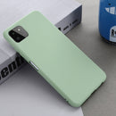 For Samsung Galaxy A22 5G Solid Color Liquid Silicone Dropproof Full Coverage Protective Case(Green)