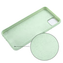 For Samsung Galaxy A22 5G Solid Color Liquid Silicone Dropproof Full Coverage Protective Case(Green)