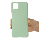 For Samsung Galaxy A22 5G Solid Color Liquid Silicone Dropproof Full Coverage Protective Case(Green)