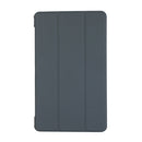 For Samsung Galaxy Tab A7 Lite 8.4 T220/225 3-folding Skin Texture Horizontal Flip TPU + PU Leather Case with Holder(Black)