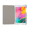 For Samsung Galaxy Tab A7 Lite 8.4 T220/225 3-folding Skin Texture Horizontal Flip TPU + PU Leather Case with Holder(Mint Green)