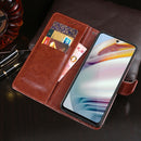 For Motorola Moto G60 / G40 Fusion idewei Crazy Horse Texture Horizontal Flip Leather Case with Holder & Card Slots & Wallet(Red)