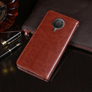 For Nokia G20 / G10 idewei Crazy Horse Texture Horizontal Flip Leather Case with Holder & Card Slots & Wallet(Red)