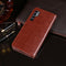 For TCL 20 Pro 5G idewei Crazy Horse Texture Horizontal Flip Leather Case with Holder & Card Slots & Wallet(Brown)