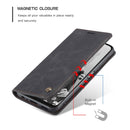 For Samsung Galaxy A22 5G CaseMe 013 Multifunctional Horizontal Flip Leather Case with Card Slot & Holder & Wallet(Black)