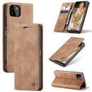 For Samsung Galaxy A22 5G CaseMe 013 Multifunctional Horizontal Flip Leather Case with Card Slot & Holder & Wallet(Brown)