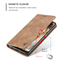 For Samsung Galaxy A22 5G CaseMe 013 Multifunctional Horizontal Flip Leather Case with Card Slot & Holder & Wallet(Brown)
