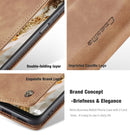 For Samsung Galaxy A22 5G CaseMe 013 Multifunctional Horizontal Flip Leather Case with Card Slot & Holder & Wallet(Brown)
