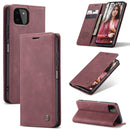 For Samsung Galaxy A22 5G CaseMe 013 Multifunctional Horizontal Flip Leather Case with Card Slot & Holder & Wallet(Wine Red)