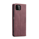 For Samsung Galaxy A22 5G CaseMe 013 Multifunctional Horizontal Flip Leather Case with Card Slot & Holder & Wallet(Wine Red)