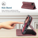 For Samsung Galaxy A22 5G CaseMe 013 Multifunctional Horizontal Flip Leather Case with Card Slot & Holder & Wallet(Wine Red)