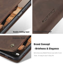 For Samsung Galaxy A22 5G CaseMe 013 Multifunctional Horizontal Flip Leather Case with Card Slot & Holder & Wallet(Coffee)