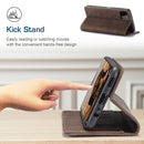 For Samsung Galaxy A22 5G CaseMe 013 Multifunctional Horizontal Flip Leather Case with Card Slot & Holder & Wallet(Coffee)