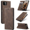 For Samsung Galaxy A22 5G CaseMe 013 Multifunctional Horizontal Flip Leather Case with Card Slot & Holder & Wallet(Coffee)