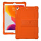 All-inclusive Silicone Shockproof Case with Holder For iPad 9.7 2018/2017 / Air 2 / Air / Pro 9.7 2016(Orange)