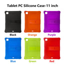 All-inclusive Silicone Shockproof Case with Holder For iPad Pro 12.9 2021 / 2020(Purple)