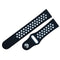 For Fitbit Versa 3 Two-color Silicone Watch Band(Black Grey)