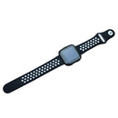 For Fitbit Versa 3 Two-color Silicone Watch Band(Black Grey)