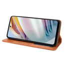 For Motorola Moto G60 / Moto G40 Fusion Magnetic Buckle Retro Crazy Horse Texture Horizontal Flip Leather Case with Holder & Card Slots & Photo Frame(Brown)