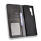 For TCL 20 Pro 5G Magnetic Buckle Retro Crazy Horse Texture Horizontal Flip Leather Case with Holder & Card Slots & Photo Frame(Black)