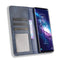 For TCL 20 Pro 5G Magnetic Buckle Retro Crazy Horse Texture Horizontal Flip Leather Case with Holder & Card Slots & Photo Frame(Blue)