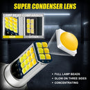 2 PCS V6 H4 DC9-36V 30W 3000LM IP65 Car LED Double Color Fog Light with 30LEDs SMD-2525 Lamp