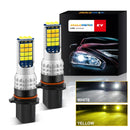 2 PCS V6 P13W DC9-36V 30W 3000LM IP65 Car LED Double Color Fog Light with 30LEDs SMD-2525 Lamp