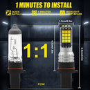 2 PCS V6 P13W DC9-36V 30W 3000LM IP65 Car LED Double Color Fog Light with 30LEDs SMD-2525 Lamp