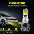 2 PCS V6 P13W DC9-36V 30W 3000LM IP65 Car LED Double Color Fog Light with 30LEDs SMD-2525 Lamp