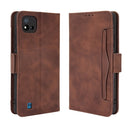 For OPPO Realme C11 2021 / C20 / C20A Skin Feel Calf Pattern Horizontal Flip Leather Case with Holder & Card Slots & Photo Frame(Brown)