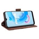 For OPPO Realme C11 2021 / C20 / C20A Skin Feel Calf Pattern Horizontal Flip Leather Case with Holder & Card Slots & Photo Frame(Brown)