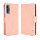 For TCL 20 5G / 20S Skin Feel Calf Pattern Horizontal Flip Leather Case with Holder & Card Slots & Photo Frame(Pink)