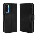 For TCL 20 5G / 20S Skin Feel Calf Pattern Horizontal Flip Leather Case with Holder & Card Slots & Photo Frame(Black)