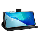 For TCL 20 5G / 20S Skin Feel Calf Pattern Horizontal Flip Leather Case with Holder & Card Slots & Photo Frame(Black)