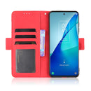 For TCL 20 5G / 20S Skin Feel Calf Pattern Horizontal Flip Leather Case with Holder & Card Slots & Photo Frame(Red)