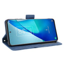 For TCL 20 5G / 20S Skin Feel Calf Pattern Horizontal Flip Leather Case with Holder & Card Slots & Photo Frame(Blue)