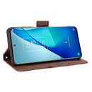 For TCL 20 5G / 20S Skin Feel Calf Pattern Horizontal Flip Leather Case with Holder & Card Slots & Photo Frame(Brown)