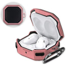 Wireless Earphones Thunder Battlegear Anti-fall Protective Case with Hook Up For Samsung Galaxy Buds Live / Buds 2 Pro(Pink)