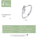 S925 Sterling Silver Musical Note Women Ring, Size:6