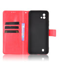 For OPPO Realme C11 2021 / Realme C20 / Realme C20A Crazy Horse Texture Horizontal Flip Leather Case with Holder & Card Slots & Lanyard(Red)