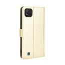 For OPPO Realme C11 2021 / Realme C20 / Realme C20A Crazy Horse Texture Horizontal Flip Leather Case with Holder & Card Slots & Lanyard(Gold)