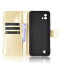 For OPPO Realme C11 2021 / Realme C20 / Realme C20A Crazy Horse Texture Horizontal Flip Leather Case with Holder & Card Slots & Lanyard(Gold)