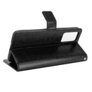 For vivo V21 4G / 5G Crazy Horse Texture Horizontal Flip Leather Case with Holder & Card Slots & Lanyard(Black)