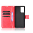 For vivo V21 4G / 5G Crazy Horse Texture Horizontal Flip Leather Case with Holder & Card Slots & Lanyard(Red)