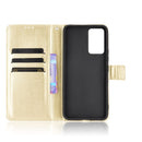 For vivo V21 4G / 5G Crazy Horse Texture Horizontal Flip Leather Case with Holder & Card Slots & Lanyard(Gold)